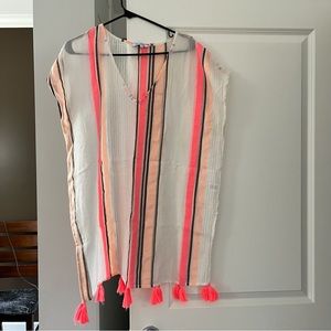 Blue island bathing suit cover